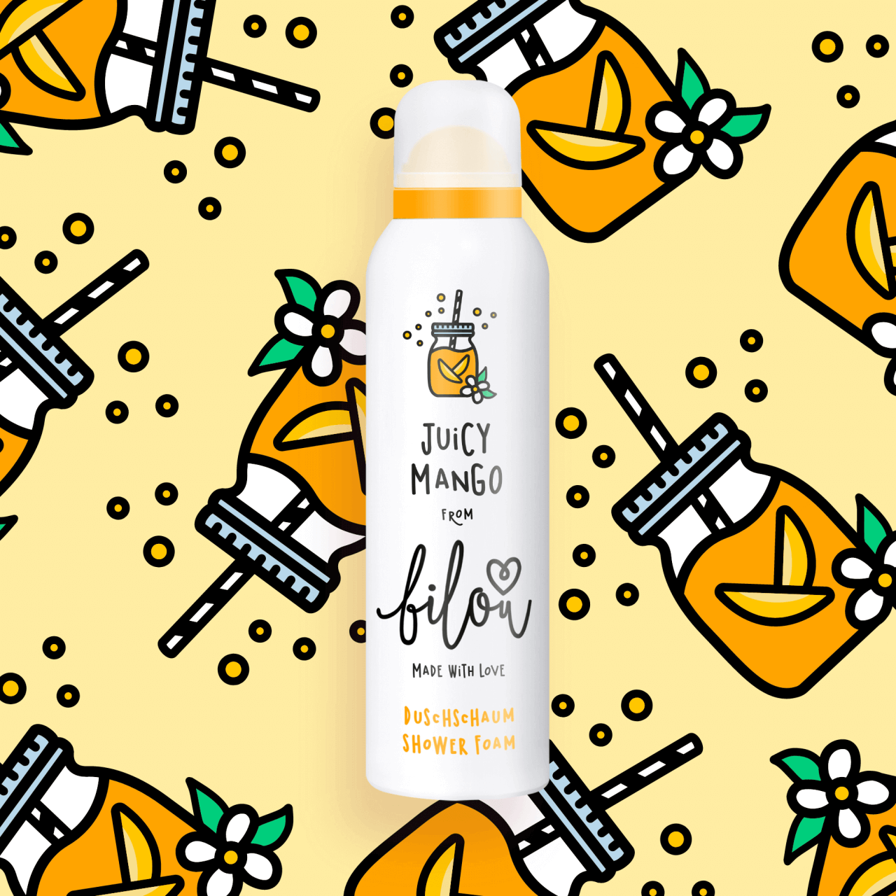 

Пенка для душа Bilou, 200мл Juicy Mango "Сочный манго"