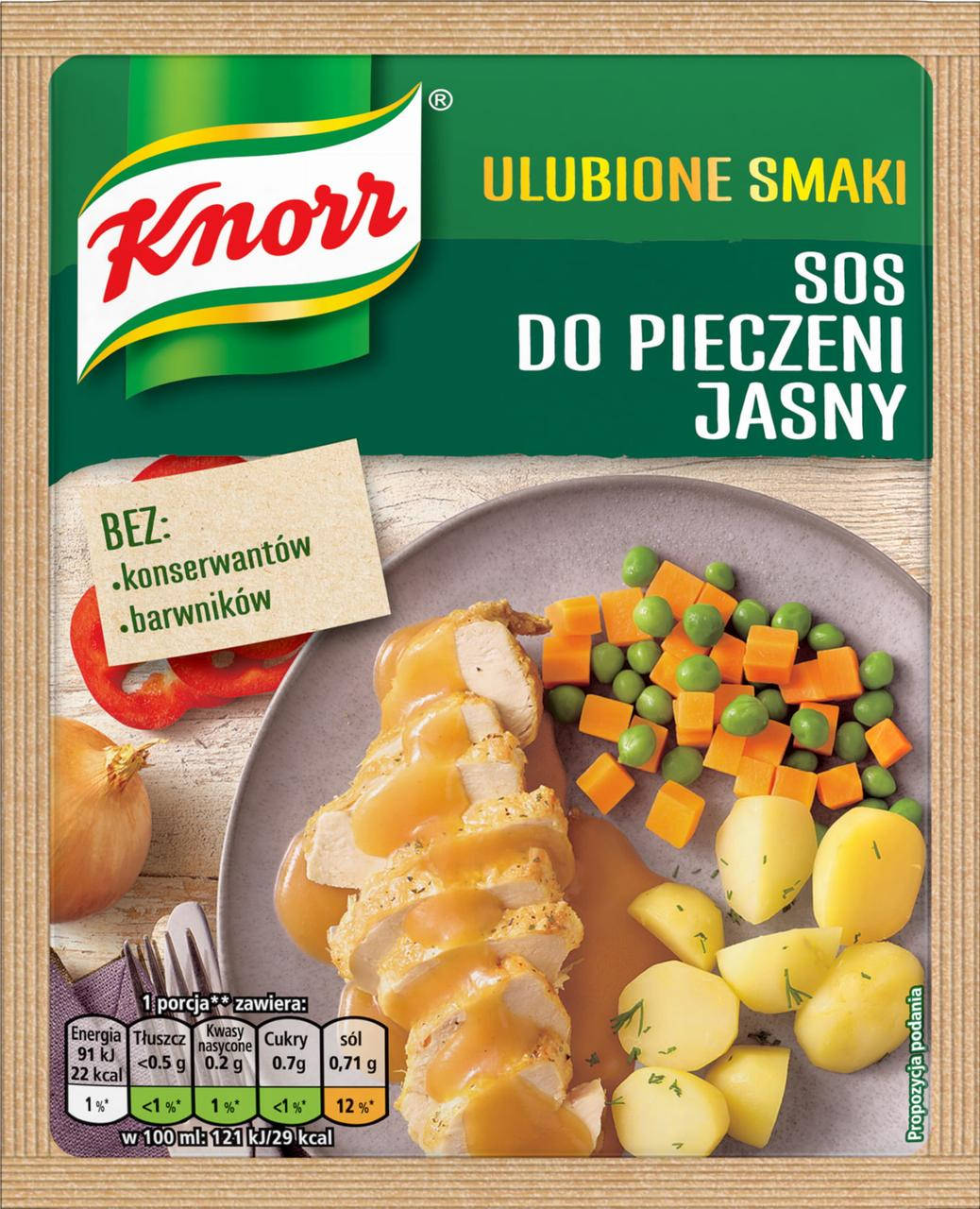 

Соус Knorr для запекания и для жарки светлый 25 г