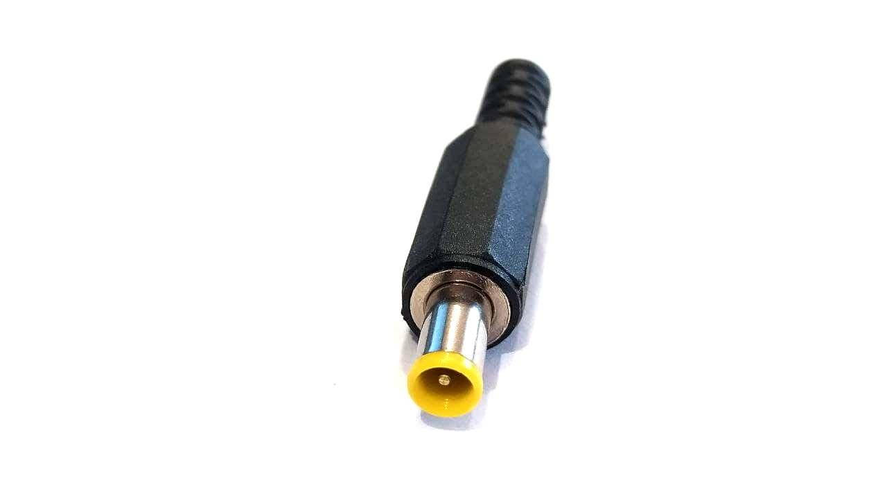 

Штекер питания для монтажа на кабель, 5.5x3.0-9.5mm, Черный
