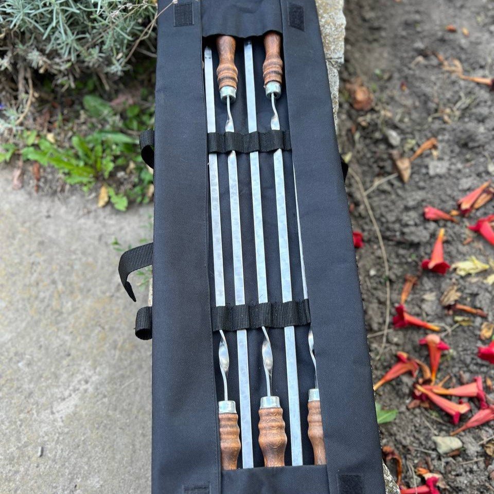 Набір шампурів 10шт в чохлі