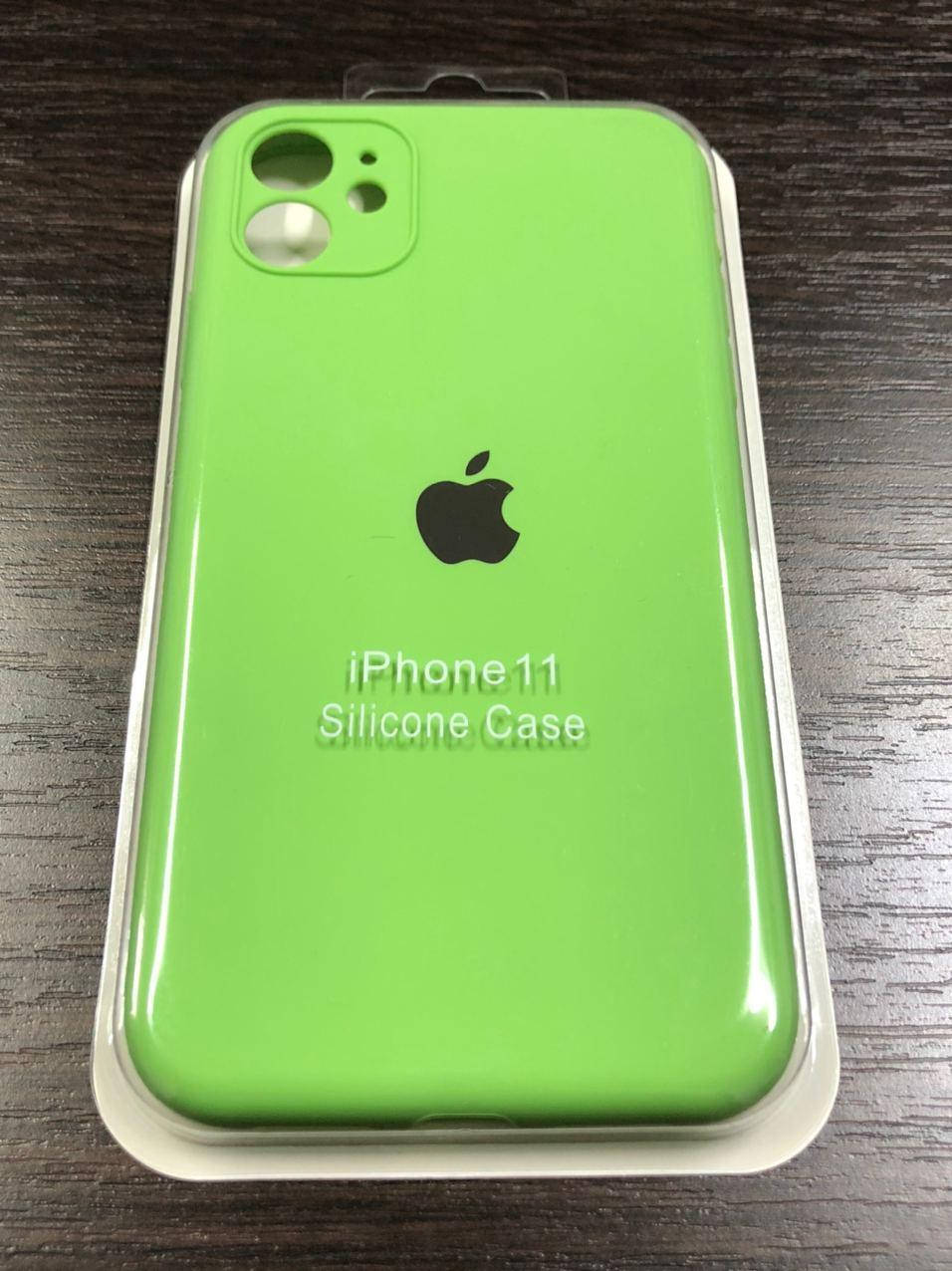 

Чехол iPhone 11 (silicon case - Full Cover) "Яблоко № 130"