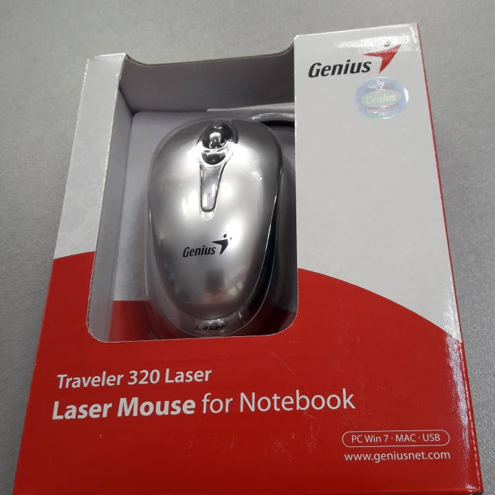 

Мышь Genius Traveler 320 Laser USB Silver