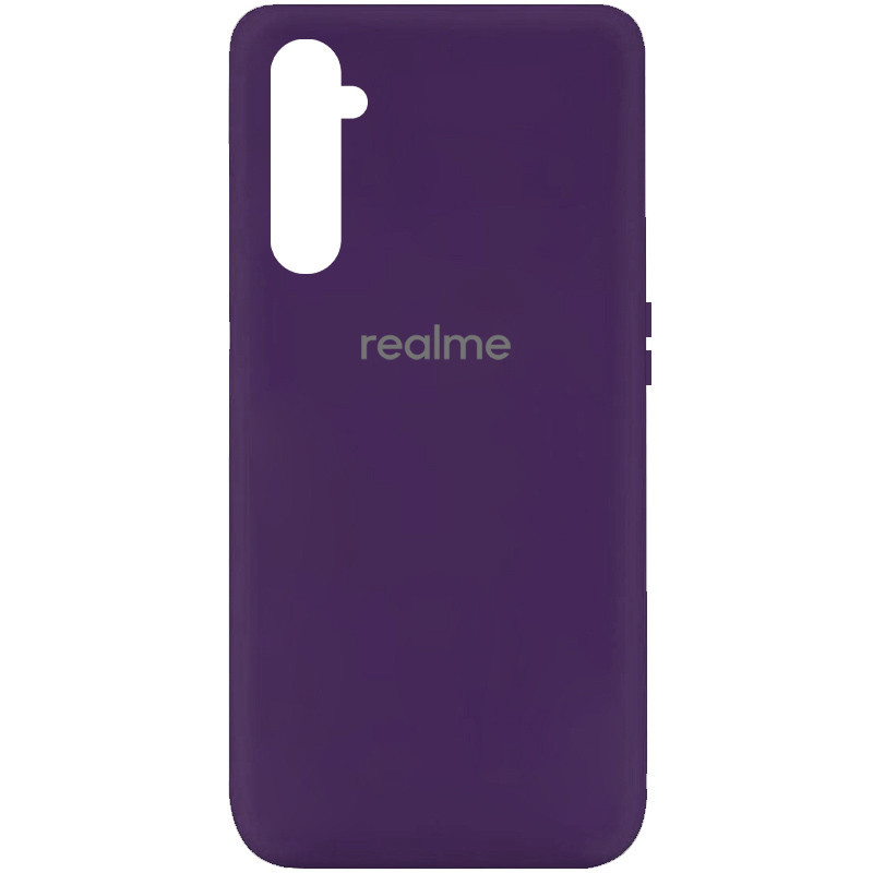 

Силиконовый чехол Silicone Cover на телефон Realme 6 / Реалми 6 Фиолетовый