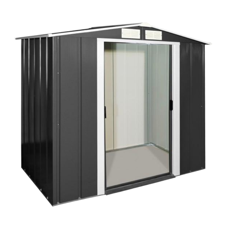 

Сарай металлический ECO 202x182x181 см серый с белым