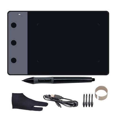 

Графический планшет с пером HUION H420 4x2.23" кнопки
