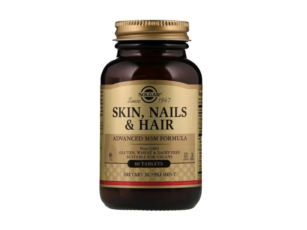 

Витамины для кожи, ногтей и волос "Skin, Nails & Hair" Solgar, 60 таблеток