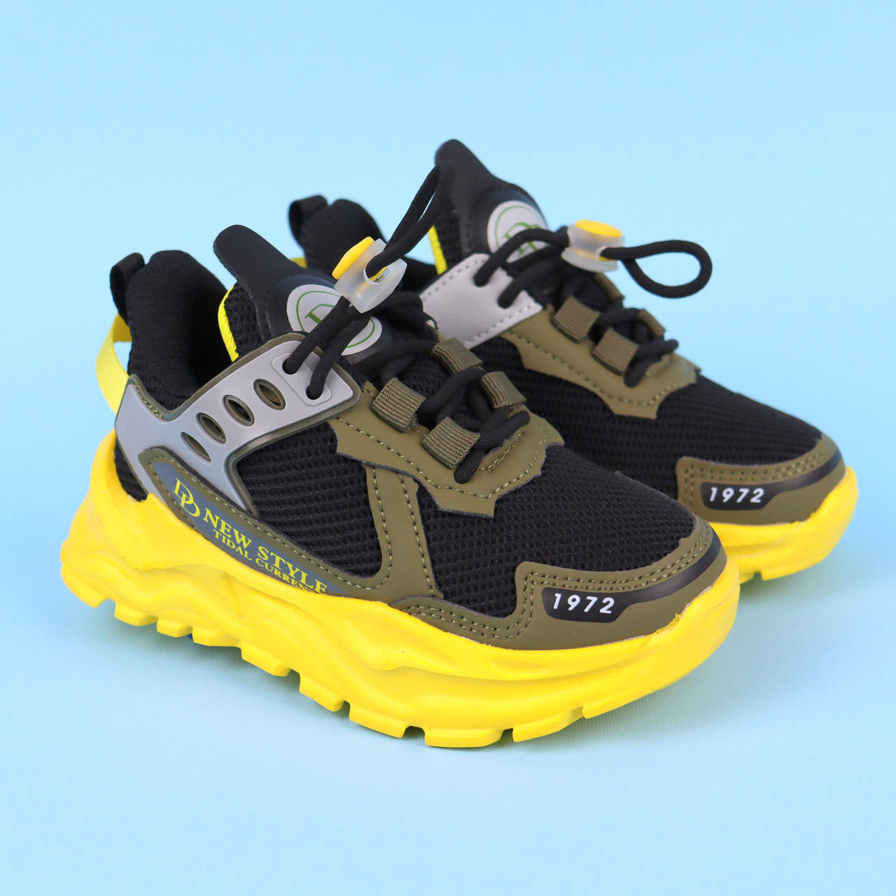 

Кроссовки детские для мальчика с желтой подошвой тм Tom.m размер 27,29,30