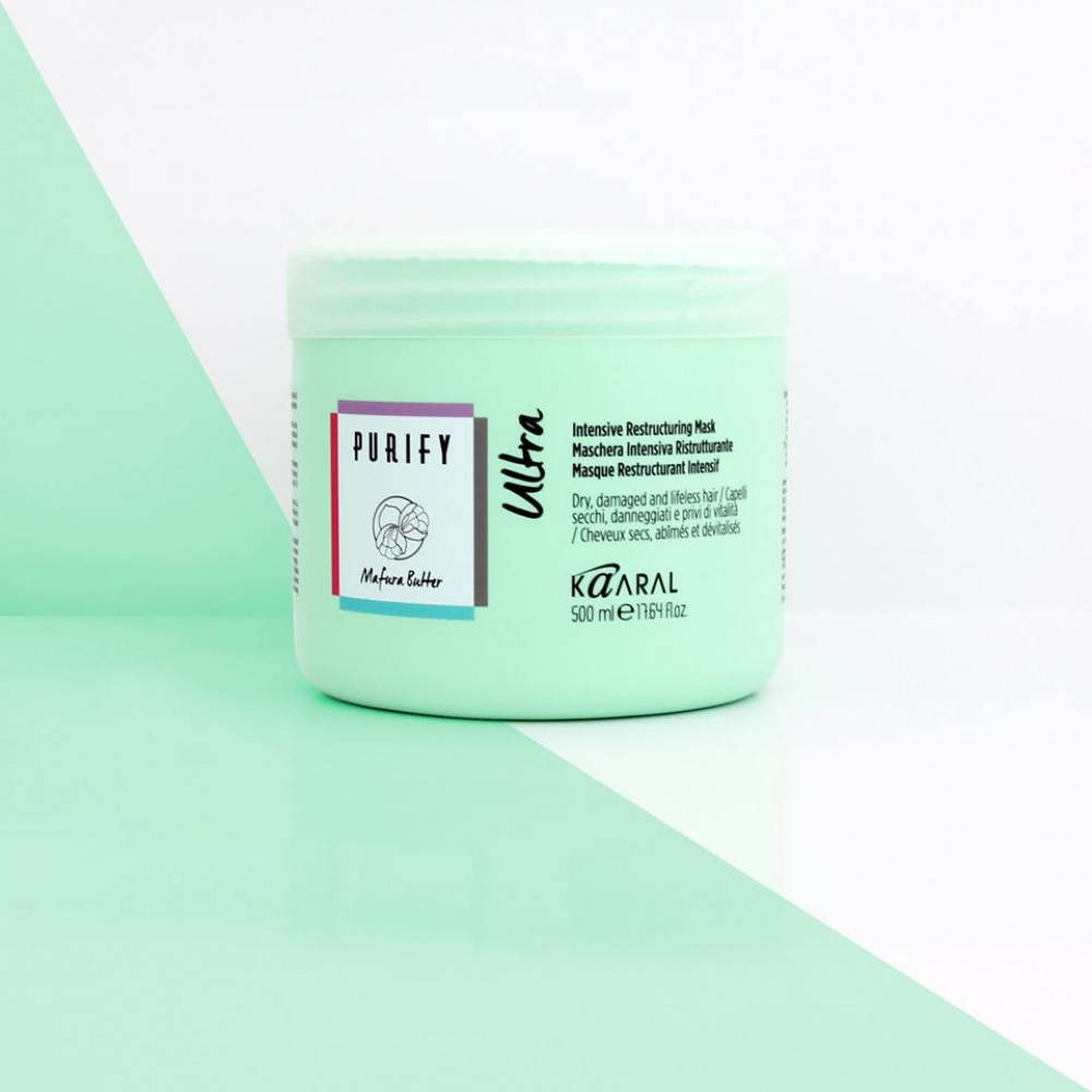 

Маска интенсивно восстанавливающая для волос Kaaral Purify Restructure Ultra Mask, 500 ml