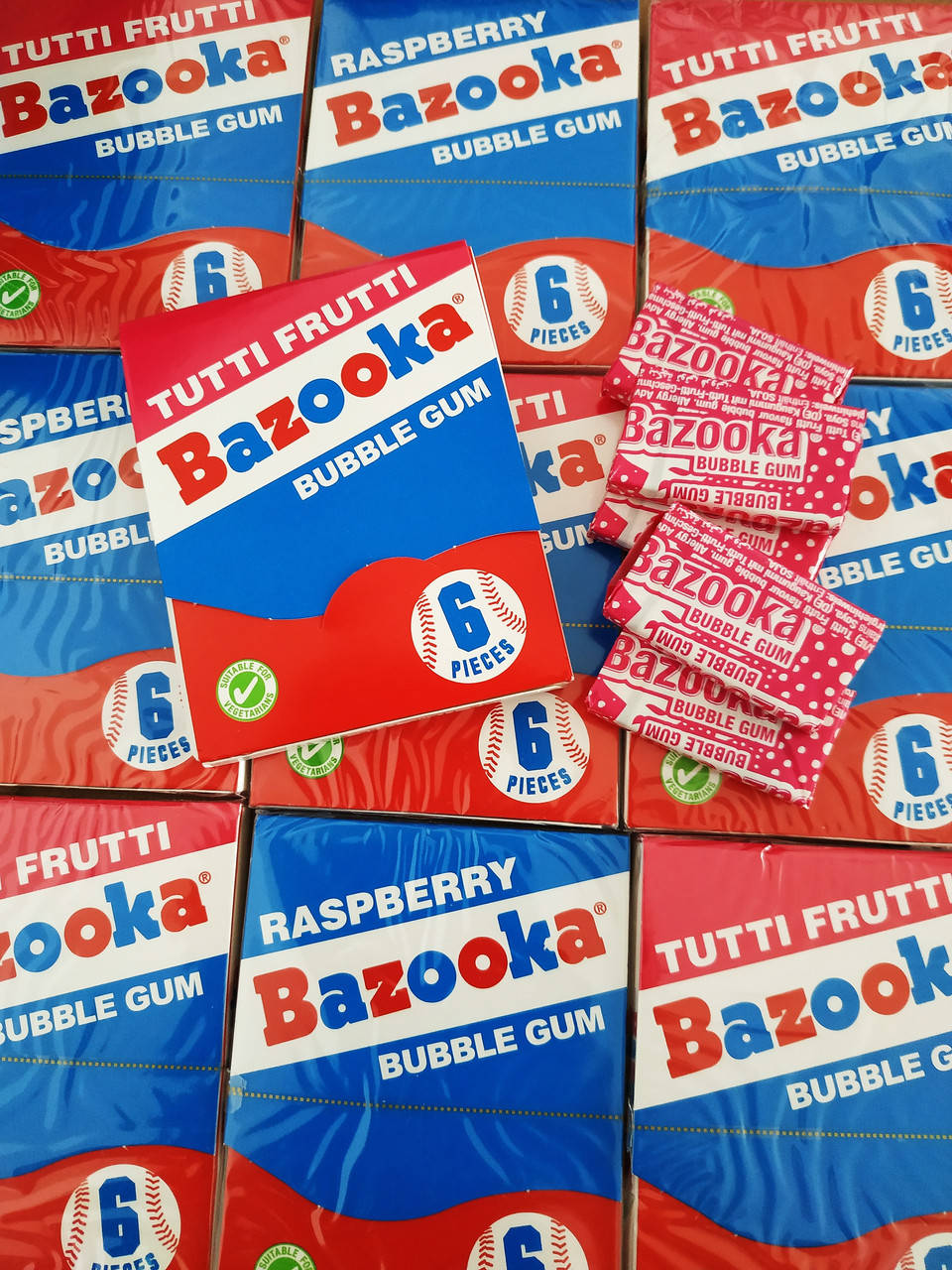 

Жевательная резинка Bazooka Original 33g - Жвачка базука - 6 штук внутри