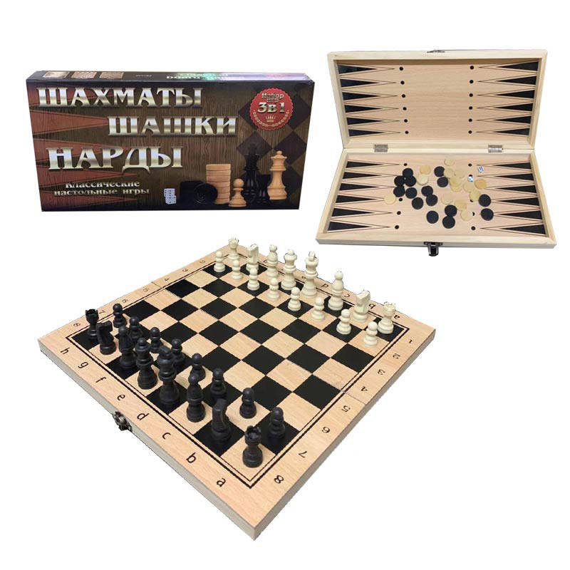 

Настольная игра "Шахматы" A-Toys W7782 3 в 1, Lala.in.ua