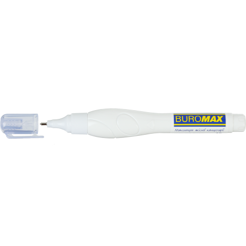 

Коректор-ручка 10 мл с металлическим наконечником BUROMAX BM.1036