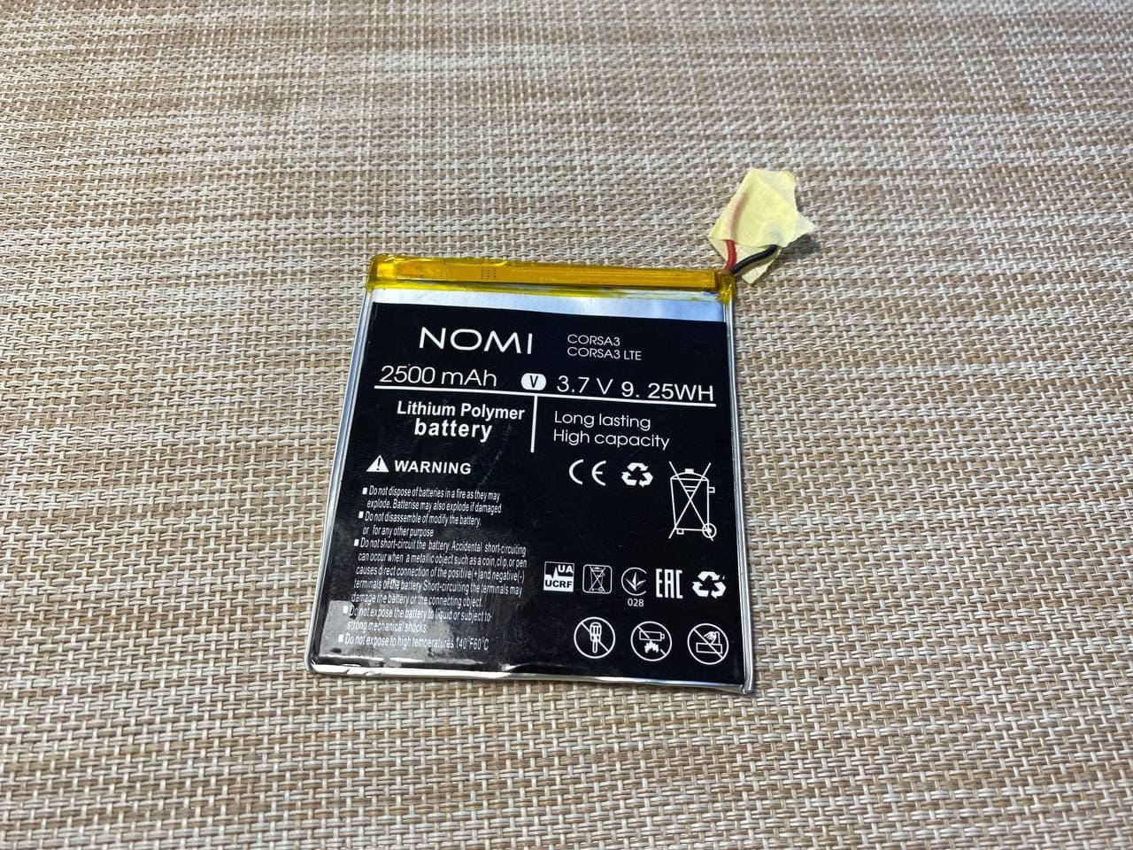 

Аккумулятор Nomi Corsa 3 LTE