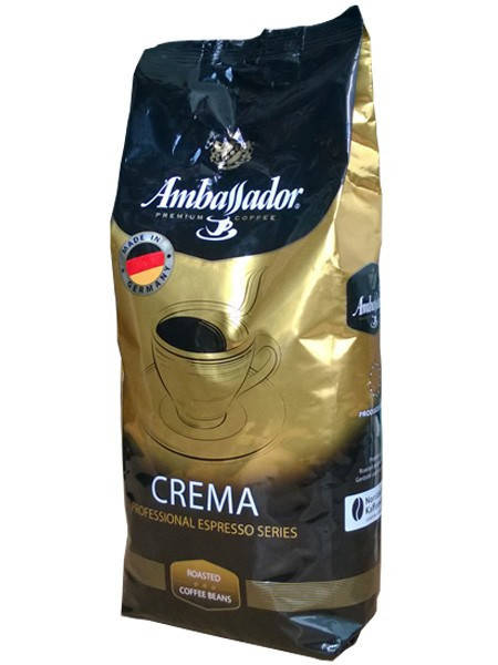

Кофе в зернах Ambassador Crema 1кг ( Німеччина)