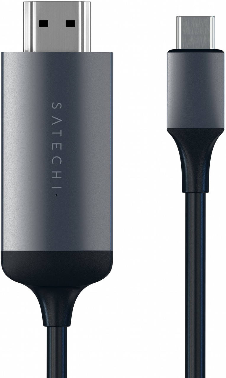 

Кабель-адаптер Satechi Type-C to 4K HDMI Cable, Space Gray (ST-CHDMIM), Темно-серый