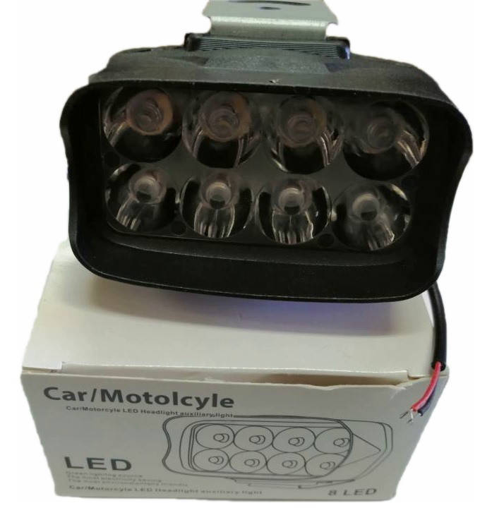 

Фара-LED Прямоугол 10W (5W*2) 10-30V 80*45*50mm Дальний/Spot (JP057) (1шт) 8 Led