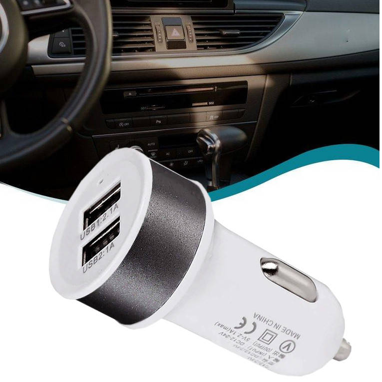 

Зарядное устройство для авто зарядка в прикуривателя 2 USB