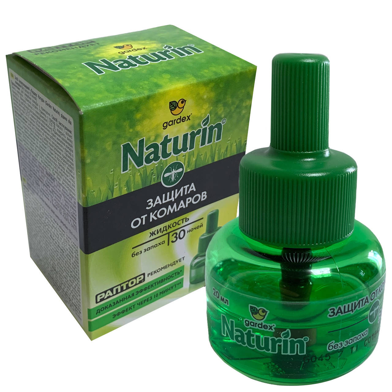 

Жидкость от комаров Gardex Naturin 30 ночей (без запаха)
