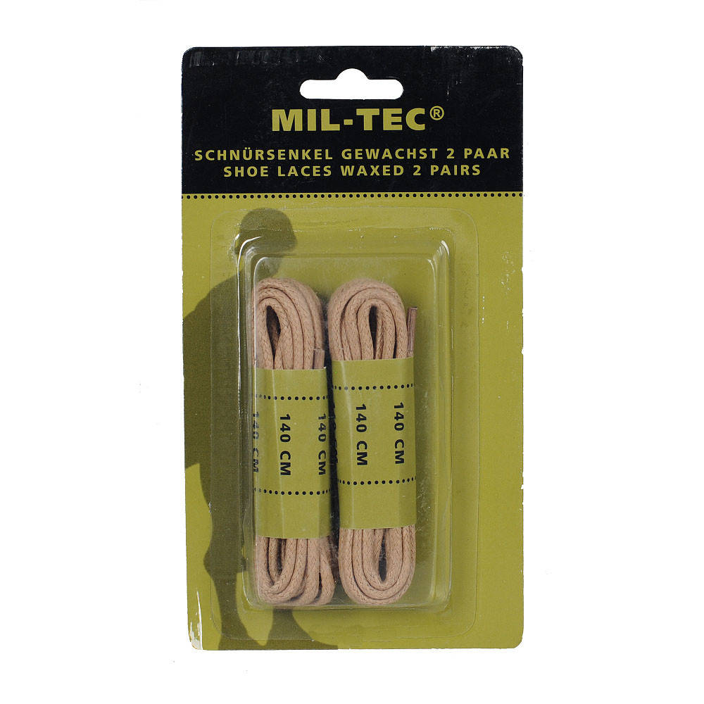 

Шнурки для ботинок вощеные 140 см койот МИЛ ТЕК Германия