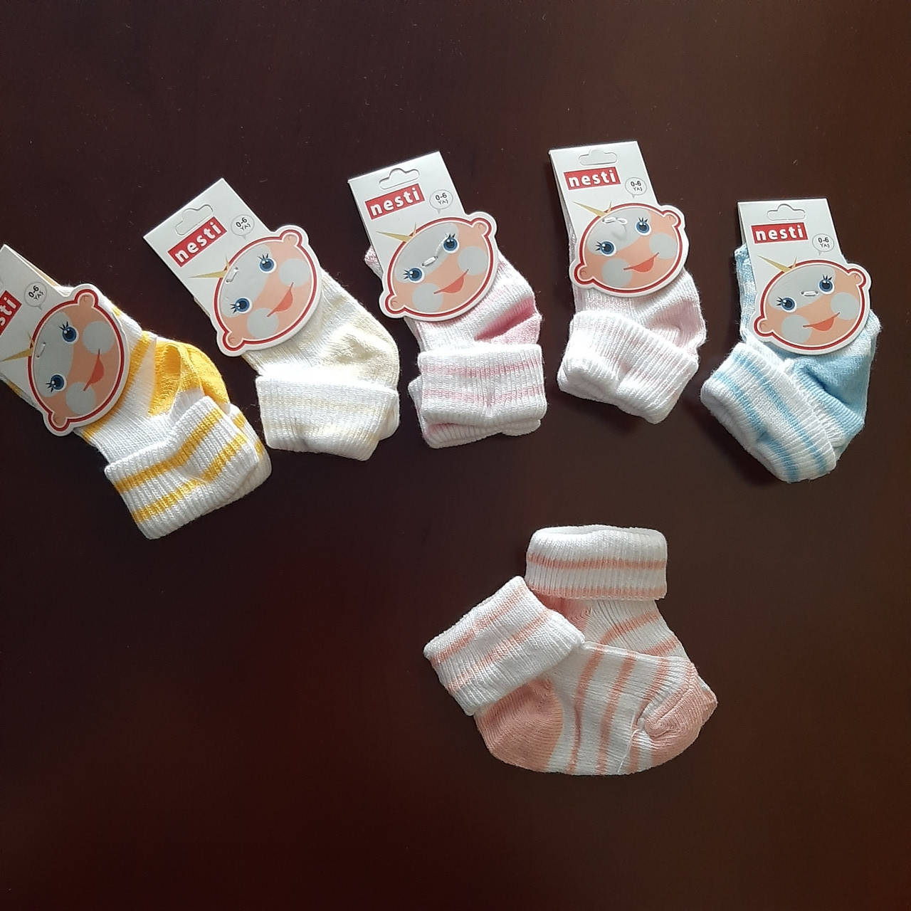 

Носочки для новонароджених, Голубой
