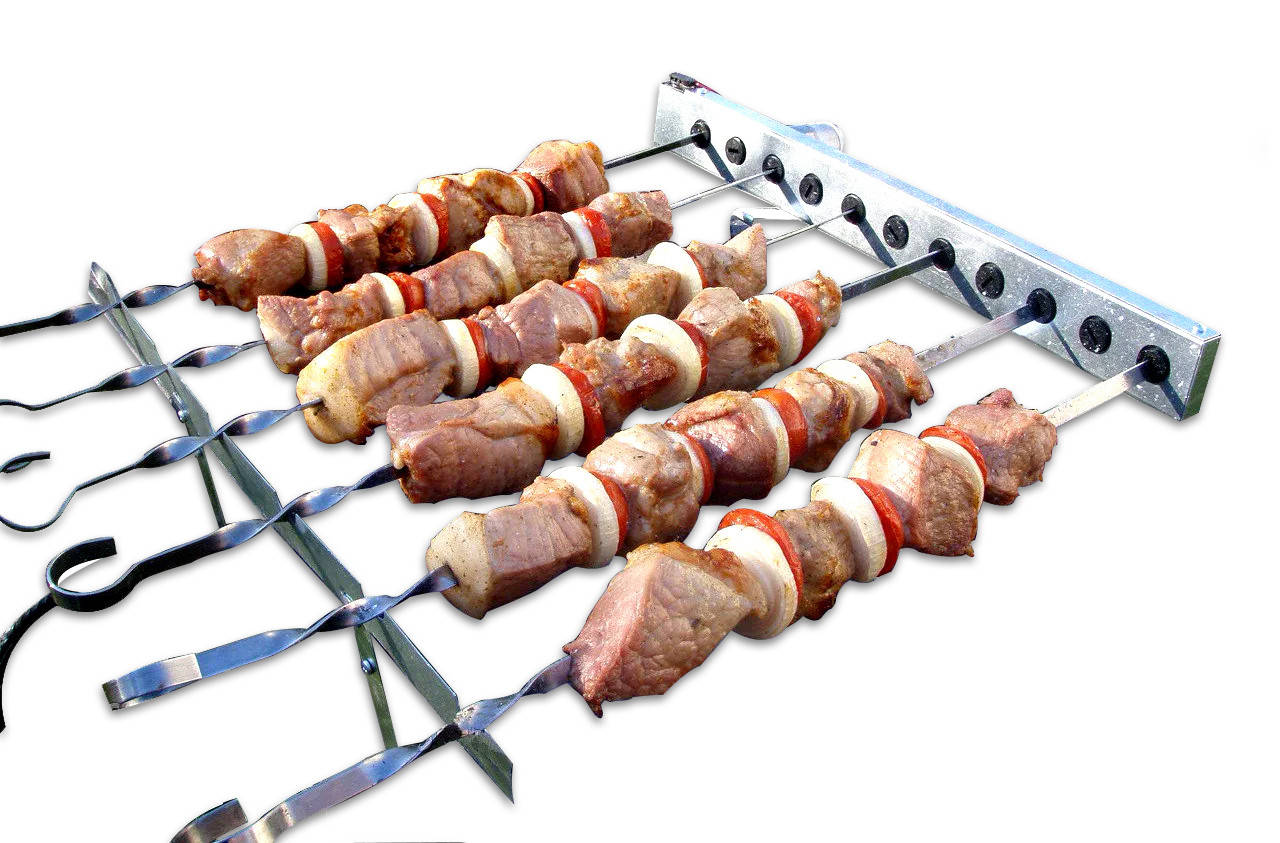 

Шашлычница электрическая PicNic BBQ со стационарными кронштейнами ленивый шашлычник (PNQ-010)