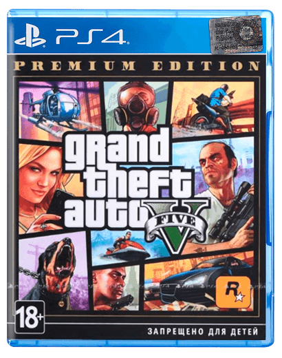 

Игра для PS4 Grand Theft Auto V PS4 GTA 5 GTA V Premium Edition Русские Субтитры