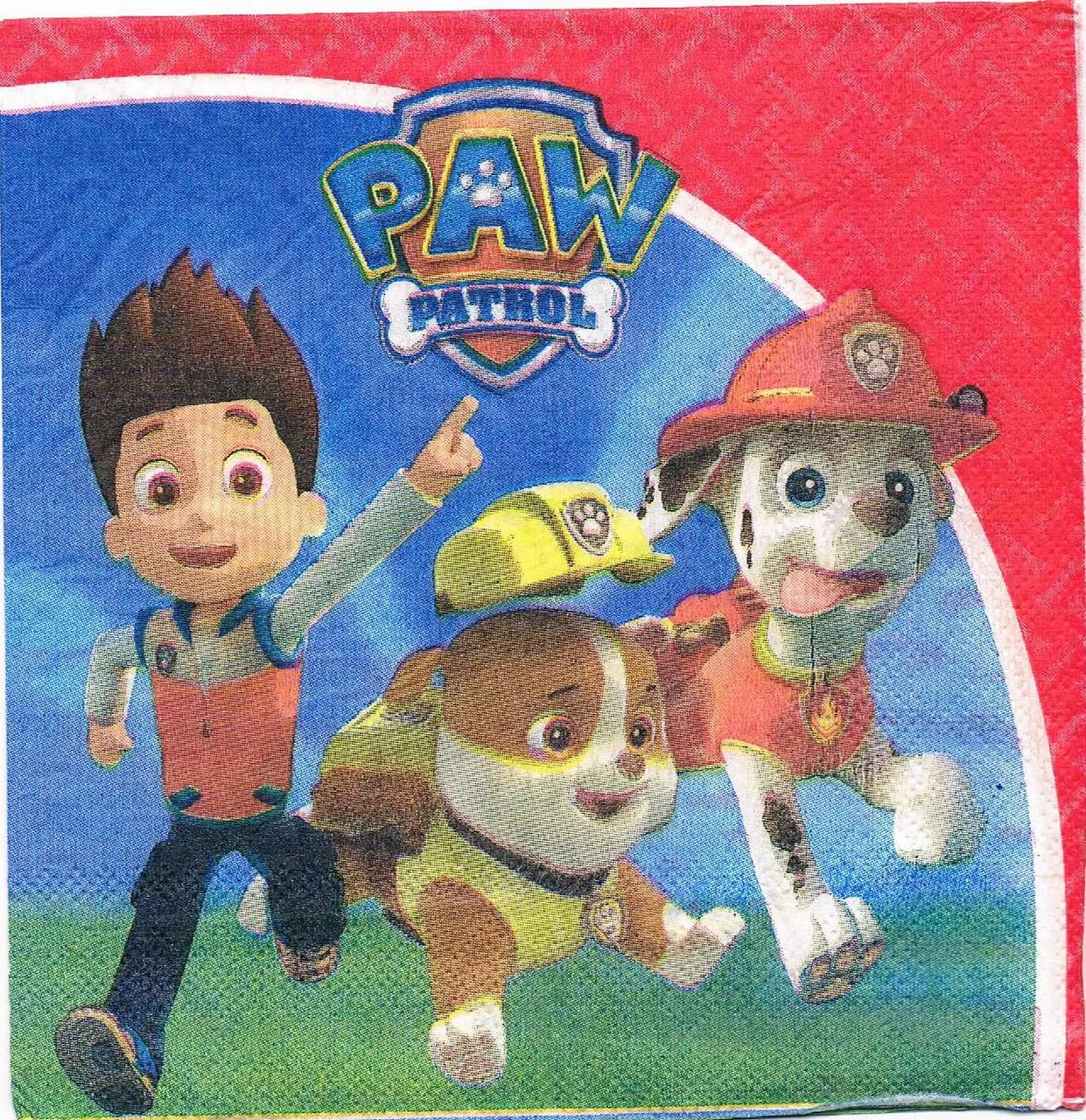 

Салфетки праздничные "Щенячий патруль", 20 штук