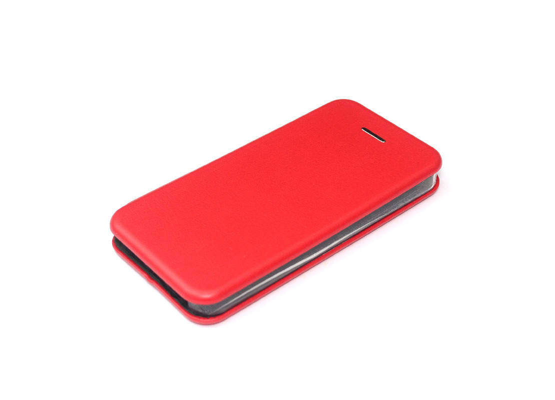 

Чехол-книжка для iPhone 5 / 5s / SE кожаный Красный