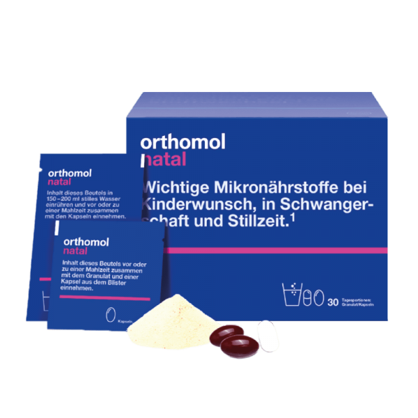 

Витамины Ортомол Натал 30 дней для беременных и недавно родивших Orthomol Natal гранулы+таблетки+капсулы