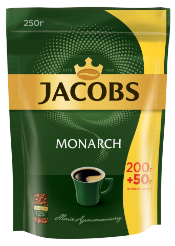

Растворимый кофе JACOBS MONARCH Якобс Монарх 250г
