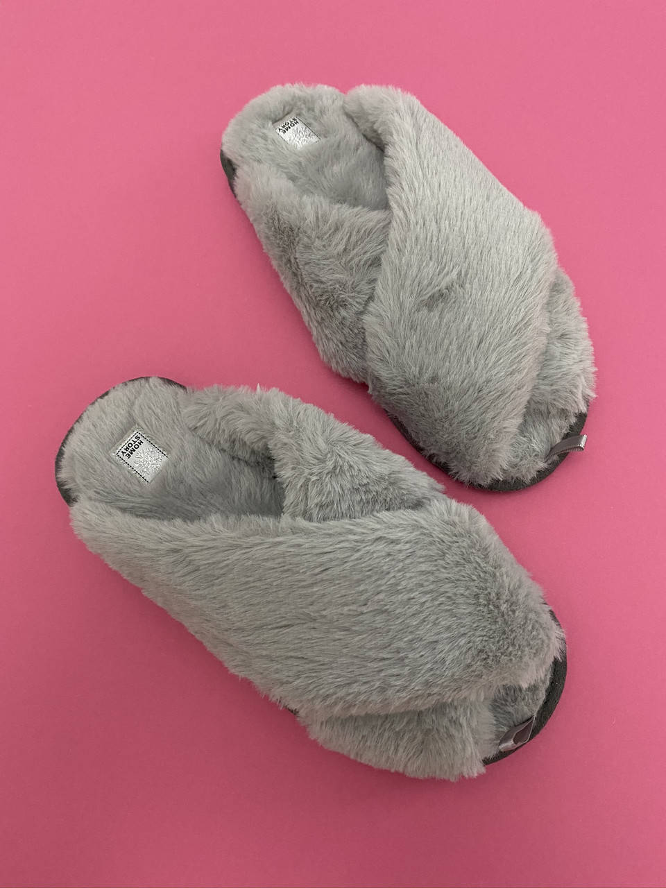 

Женские меховые тапочки Home Story 36,37,38,39,40 размер в размер.Тихая подошва. 38, Серый