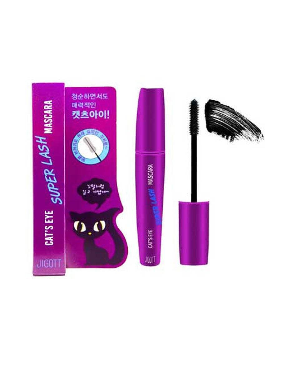 

Удлиняющая тушь для ресниц Jigott Cat´s Eye Super Lash Mascara, Черный