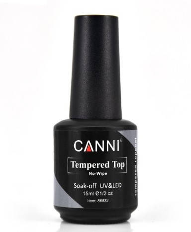 

Топ гель Canni усиленное финишное покрытие без липкого слоя 15 мл (UV/LED)
