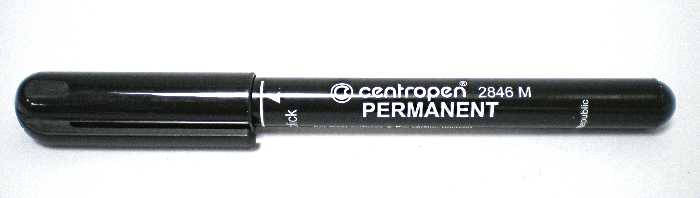 

Маркер Перманентный, тонкий, черный 2846М Centropen Чехия