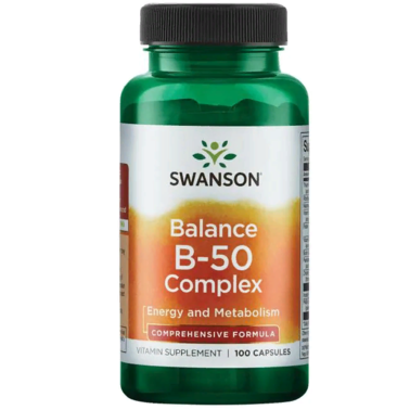 

Комплекс витаминов В-50, Balance Vitamin B-50, Swanson, 100 капсул (SWV-01057)