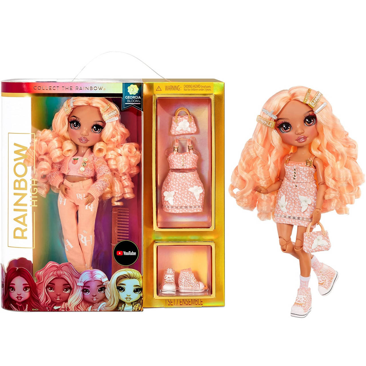 

Кукла Rainbow High S3 Georgia Bloom Рейнбоу Хай 3 серия - Джорджия Блум