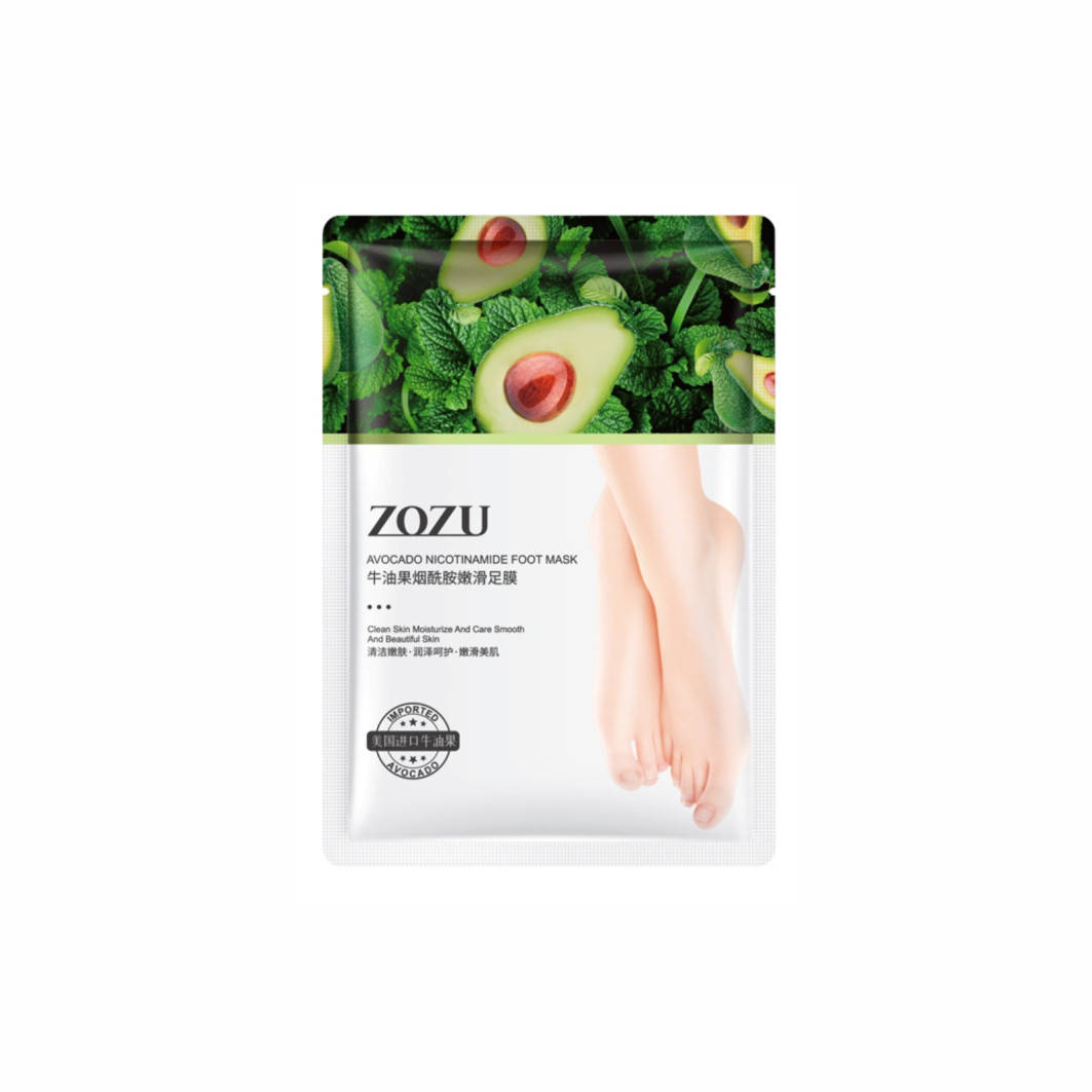 

Маска для ног с авокадо Zozu Avocado Nicotinamide Foot Mask