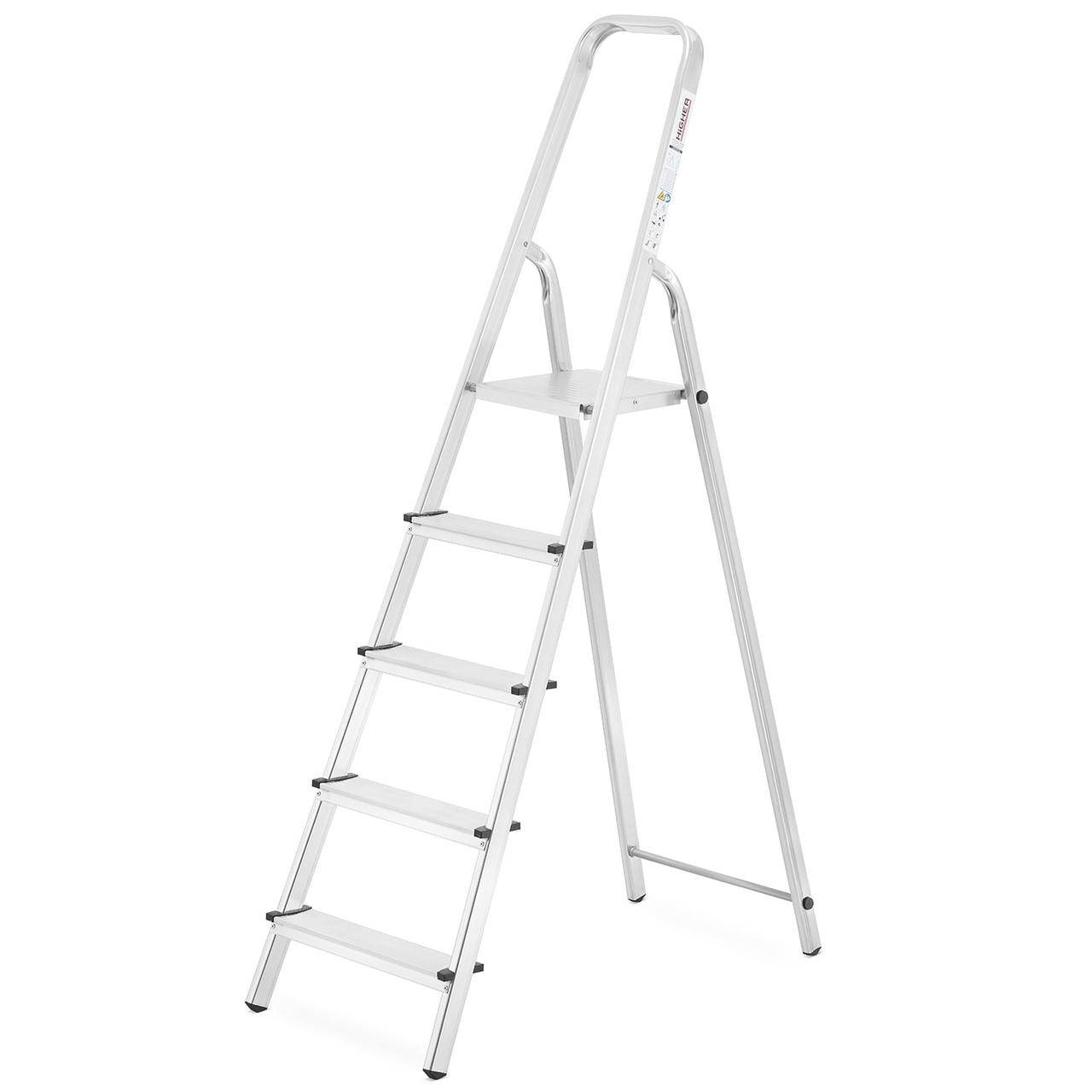 

Драбина 5ти ступнева Лестница-стремянка 5 ступеней Стремянка алюминиевая Лестница на 5 ступеней Драбина ПОЛЬША