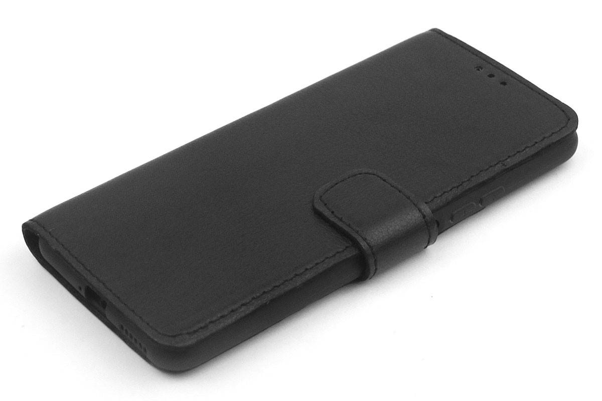 

Чехол книжка Mavis для Xiaomi Mi 11 Lite из натуральной кожи портмоне Черный