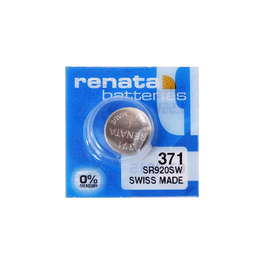 

Часовая батарейка Renata 371 / SR 920 SW / AG6 (1шт.)