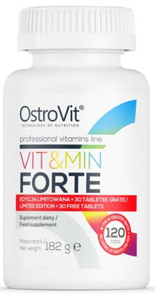 

Витамины и минералы OstroVit - Vit & Min Forte (120 таблеток)