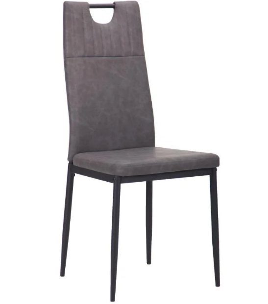 

Стул обеденный Alabama черный/нубук бетон