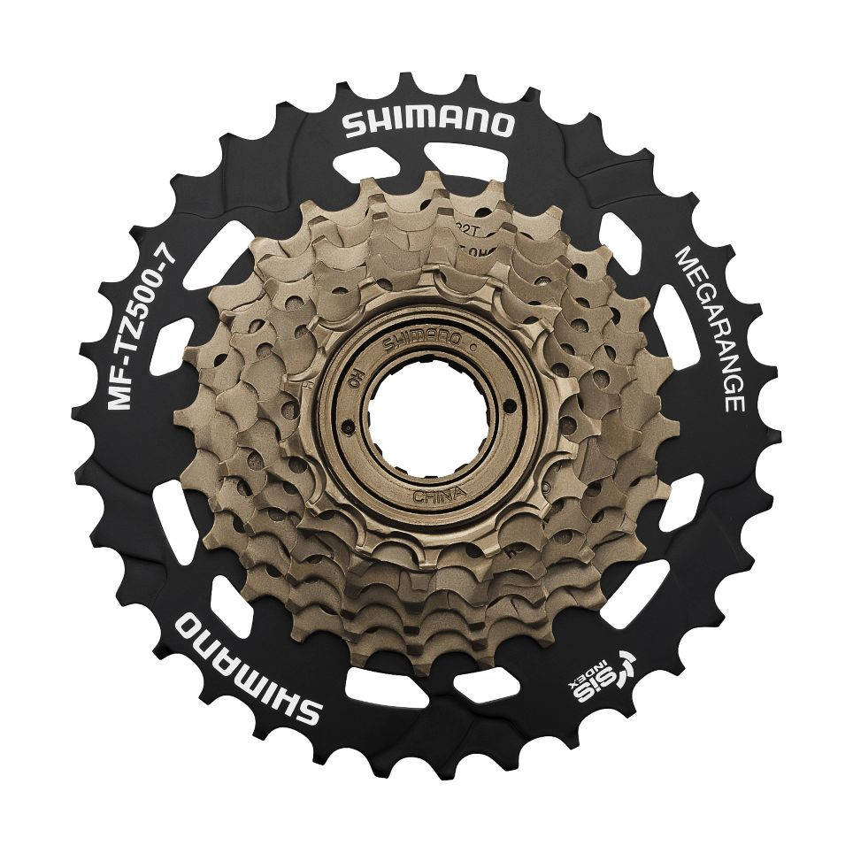 

Зірки задні з тріскачкою Shimano Tourney MF-TZ500-7 14-34T 7 зірок
