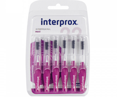 

Межзубные щетки INTERPROX 4G,6ШТ 2.2 MAXI, Черный