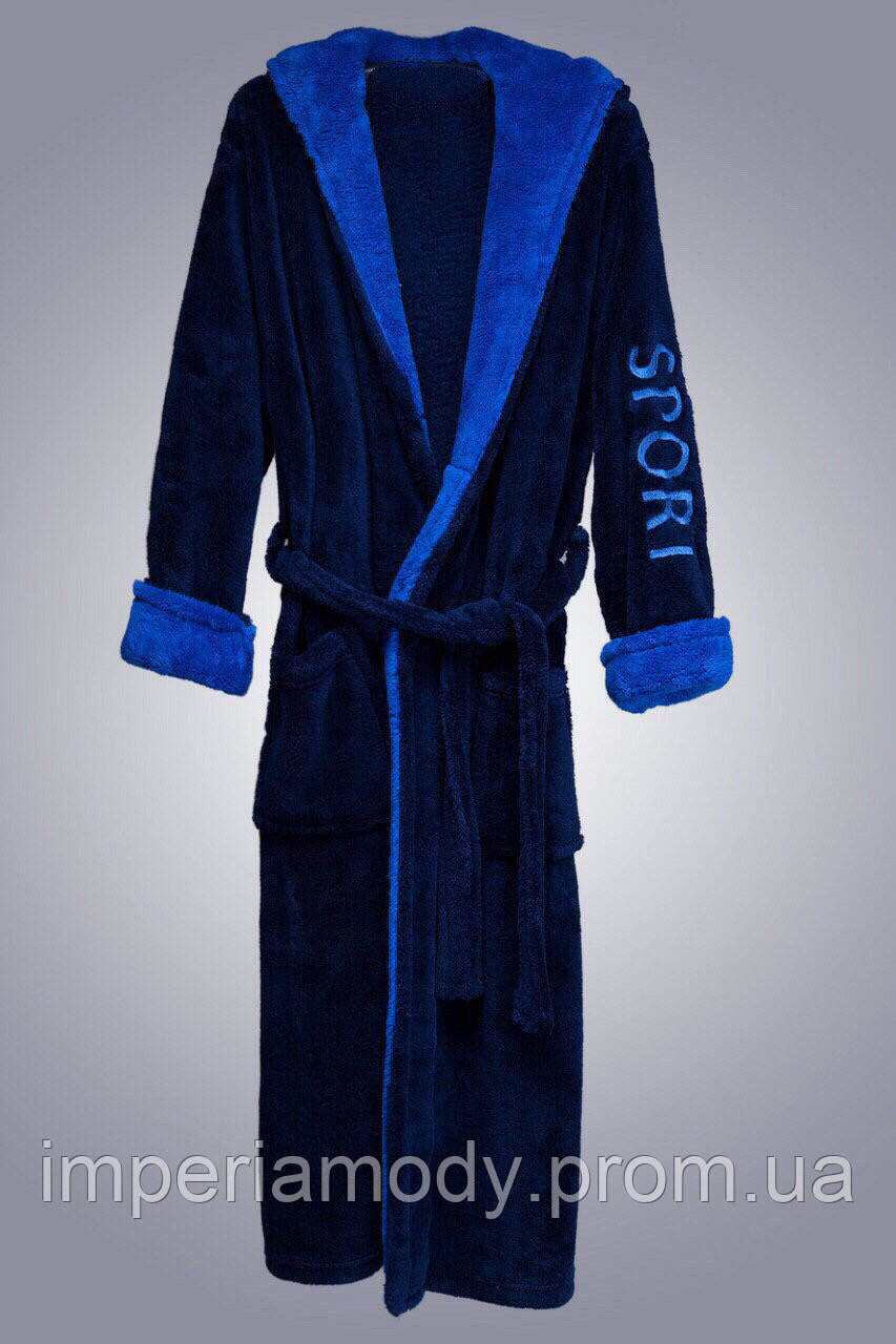 

Мужской длинный махровый халат,цвета в ассортименте (46-64)