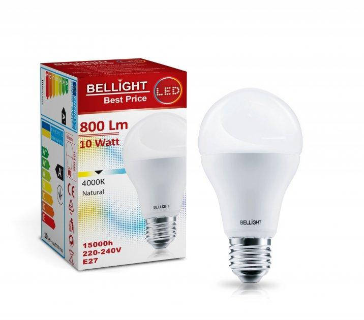 

Світлодіодна лампа LED A60 10W E27 4000K Best Price