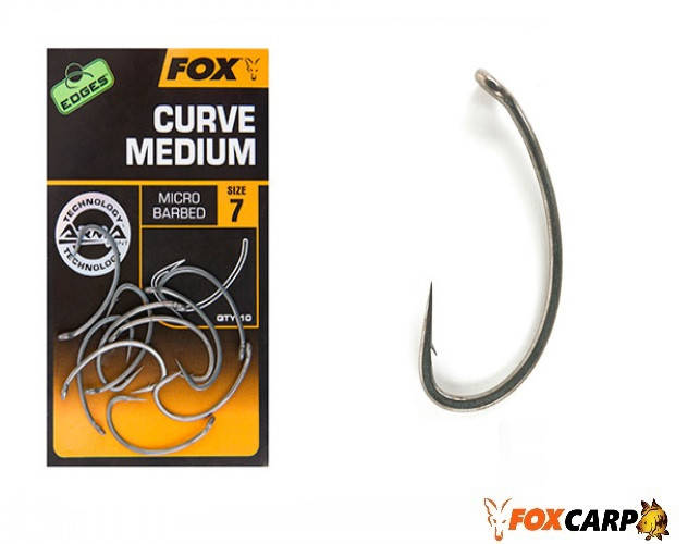 

Крючок FOX Curve Medium №4 (10шт.)