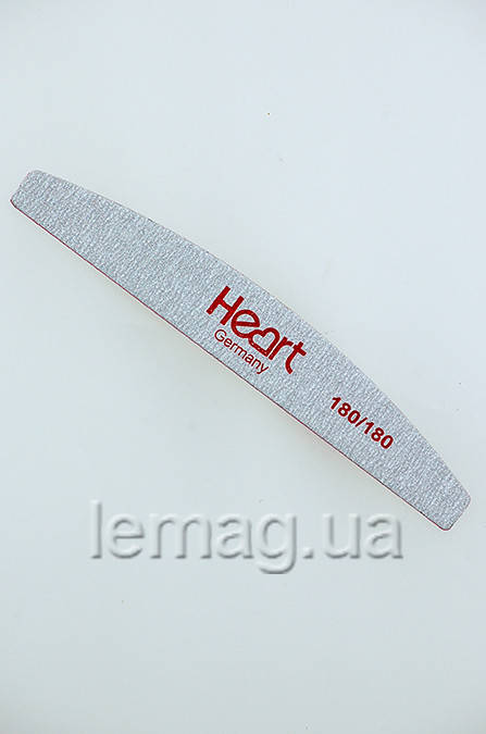 

HEART Пилка для ногтей Half 180/180, 1 шт.