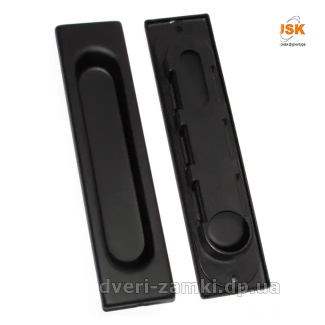 

Ручки для раздвижных дверей USK 1-077 Black черные, Черный
