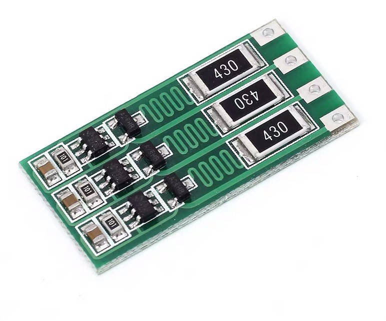 

Плата балансировки аккумуляторов 3S Li-Ion 12.6V / 100 mA