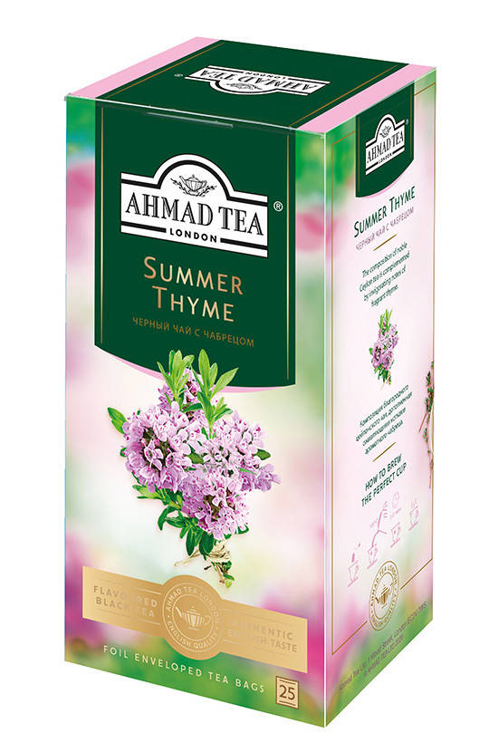 

Черный чай с чабрецом Ahmad Summer Thyme 20 пакетиков